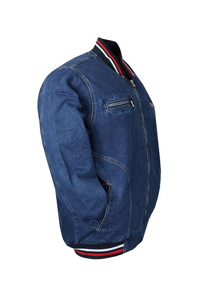 tambattal Το Dekons Plus Size Denim Jacket College Collar Symbol είναι κατάλληλο για μεταξύ 125 κιλών-170 κιλών