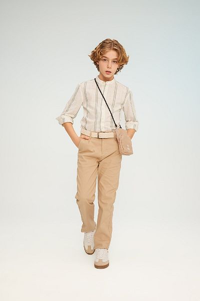 DeFacto Boy's Standard Leg Gabardine Trousers B6121a824sp