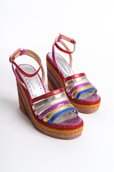 Elile Shoes Hakiki Deri Topuklu Sandalet 33-34-35-41-42-43-44 Numara