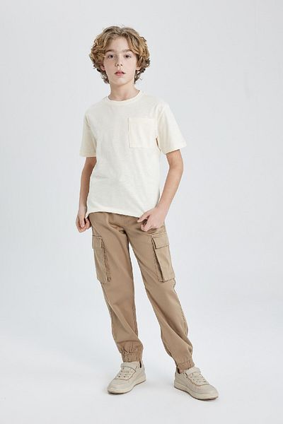 DeFacto Boy's Crew Neck Short Sleeve T-Shirt B6158a824sm