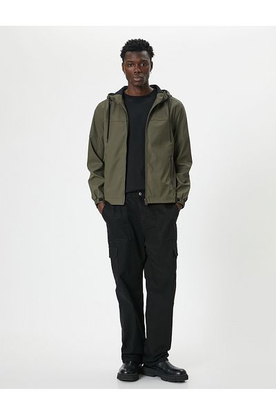 Koton khaki Slim Fit Jacket