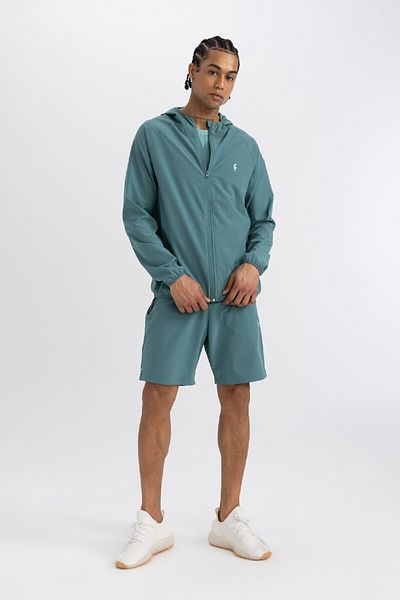 DeFacto Υφαντή ζακέτα με κουκούλα - Standard Fit B5145ax24sp