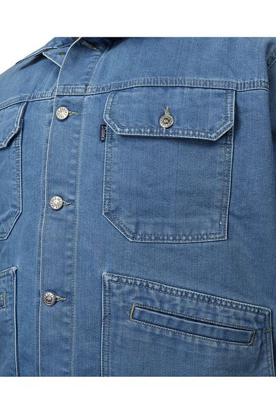 tambattal Το τζιν μπουφάν Plus Size Decons Symbol Blue είναι κατάλληλο για 120Kg-165Kg