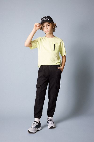 DeFacto Boy's Crew Neck Short Sleeve T-Shirt B7358a824sm