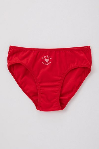 DeFacto Girl's Christmas Themed 3-Piece Slip Panties B5194A823Wn