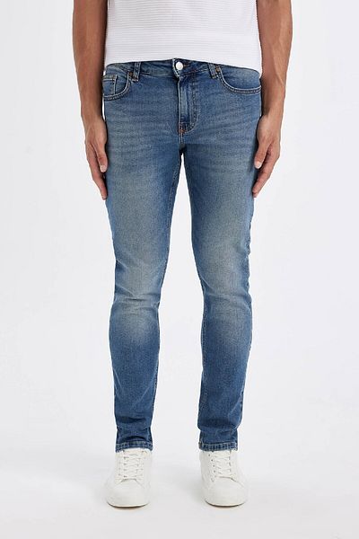 DeFacto Pedro Slim Fit Skinny Fit Κανονική μέση στενό τζιν παντελόνι 25k801t03227