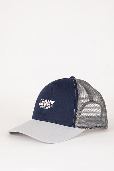 DeFacto Gestickte, gewebte Baseball- und Basketballkappe für Herren B8001AX24SM