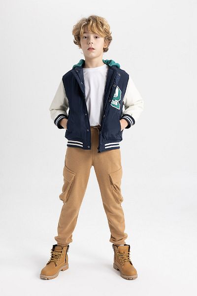 DeFacto Boys' Dark Burning Collar Uniform Sighthound Winter Ice Smart Tray Clothes