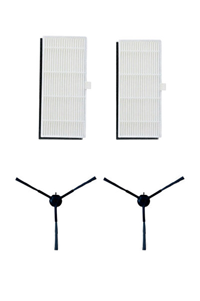 ROPALDE Σετ ανταλλακτικών 4 τεμαχίων συμβατό με ρομποτική ηλεκτρική σκούπα Viomi S9