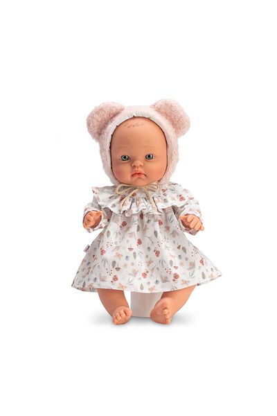 Asivil S.L. Bebelus Alex Cu Rochita Si Caciulita Cu Urechi 36cm