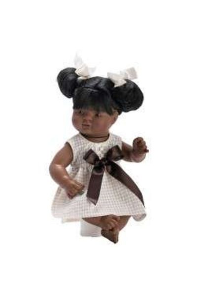 Asivil S.L. Black Pigtail Doll 20cm