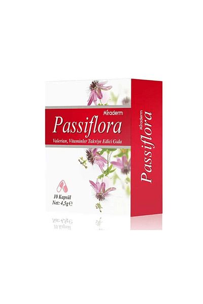 Miraderm Passiflora Food Supplement 10 Capsules