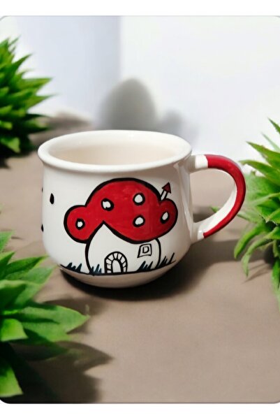 AyBİEN Aycup Şirin,mantar Ev Desen Kupa,mug