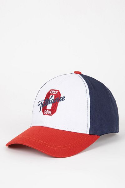 DeFacto Bestickte Baseball-/Basketballkappe aus Baumwolle für Jungen B7902A824SM