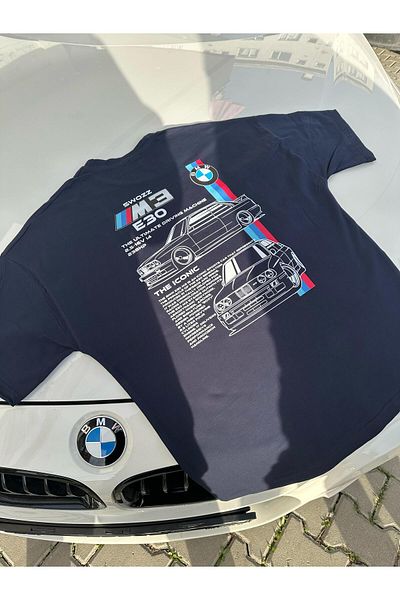 swOzz Unisex Oversize Tshirt Bmw E30 Special Design Printed