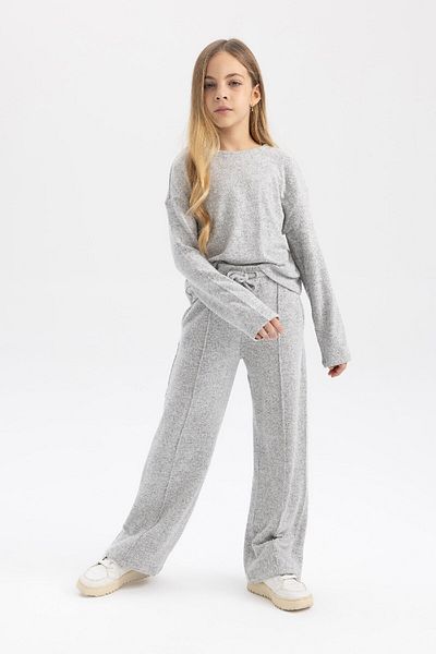 DeFacto Dívčí tričko Boxy Fit Crew s dlouhým rukávem B7625a823wn