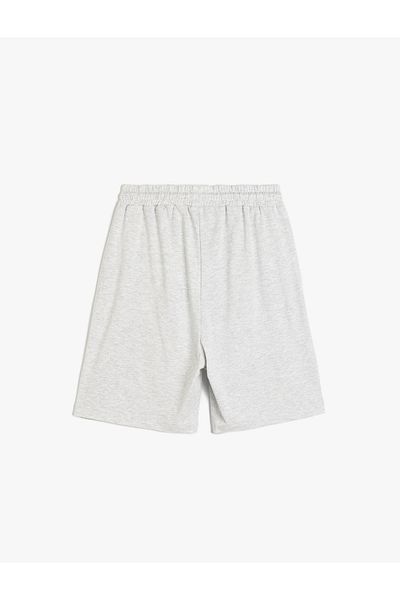 Koton New Season Cotton Pocket Detailed Lace up Waist Short Shorts
