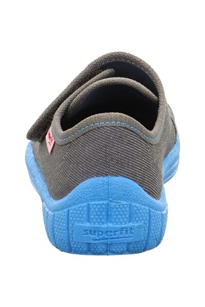 Superfit Bill Boys' Nursery Kindergarten Home Shoes - Dark Gray