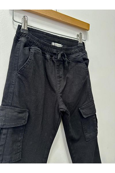 rois Children's Cargo Black Pants