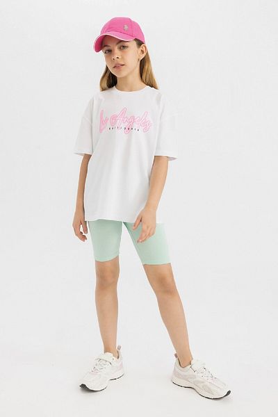DeFacto Girl's Short Length Leggings - B5591A824HS