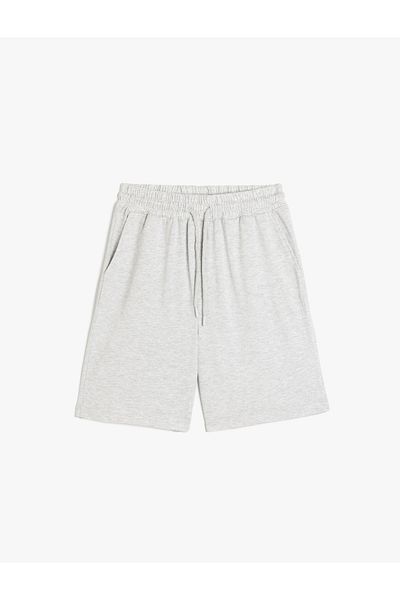 Koton New Season Cotton Pocket Detailed Lace up Waist Short Shorts