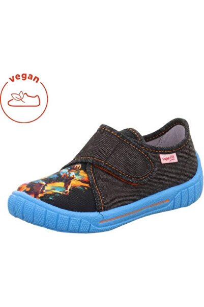 Superfit Bill Boys' Nursery Kindergarten Home Shoes - Dark Gray