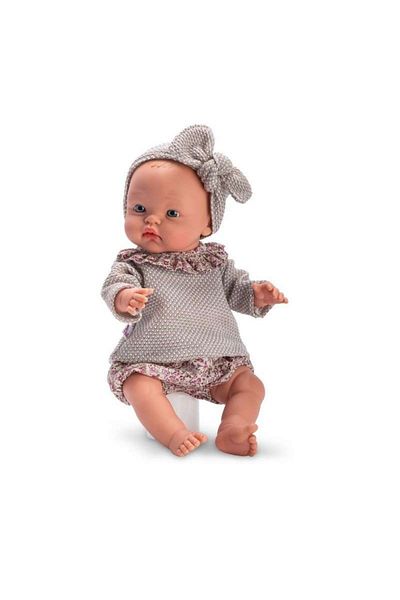 Asivil S.L. Bebelus Alex cu Puloveras Gri 36cm