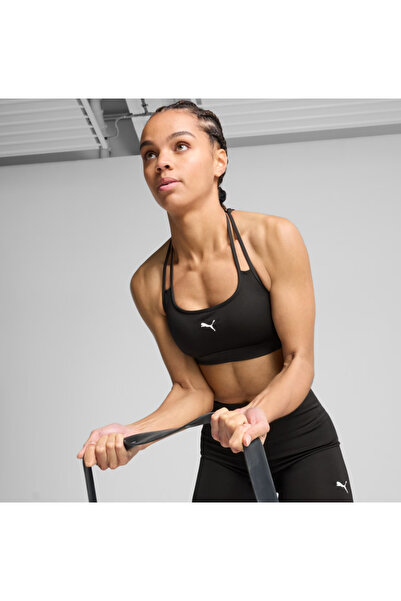 Puma Move Strappy Bra Women's Black Training Sports Bra 52622451