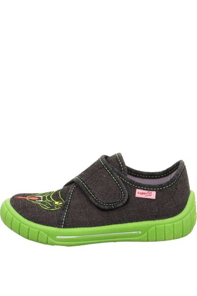 Superfit Bill Snake Boys Nursery Kindergarten Home Shoes - Black