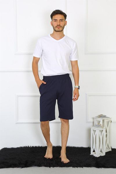 modaserdem Mdsrdm Ανδρικό βαμβακερό Navy Blue Capri