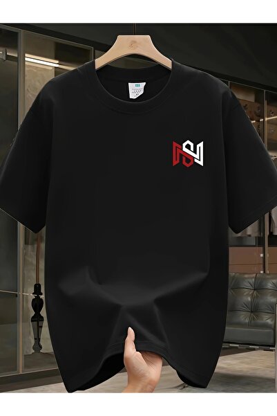 qubo sportswear & company qubo Unisex Oversize εμπριμέ βαμβακερό λαιμόκοψη κο...