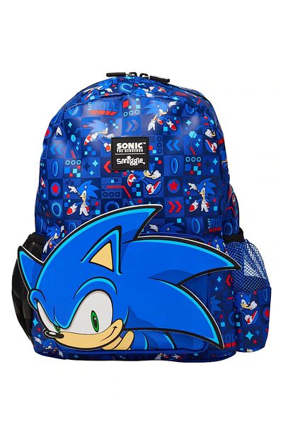 SMIGGLE Sonic the Hedgehog Junior Hooded Backpack