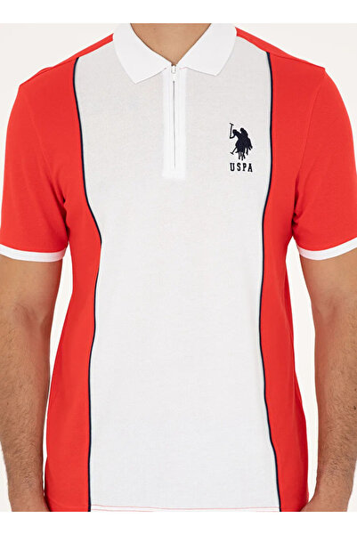 U.S. Polo Assn. U.S. Polo Assn Polo Collar Zipper Regular Fit Men's T-Shirt