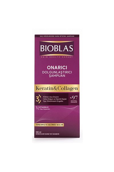 Bioblas Collagen + Keratin Shampoo Volume 360 ml