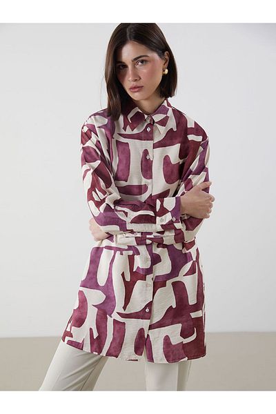 LC Waikiki New Season Patterned Women's Shirt Tunic - S5H958Z8