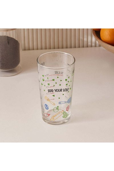 Karaca Karaca Carme Measuring Glass, 550ml, Green