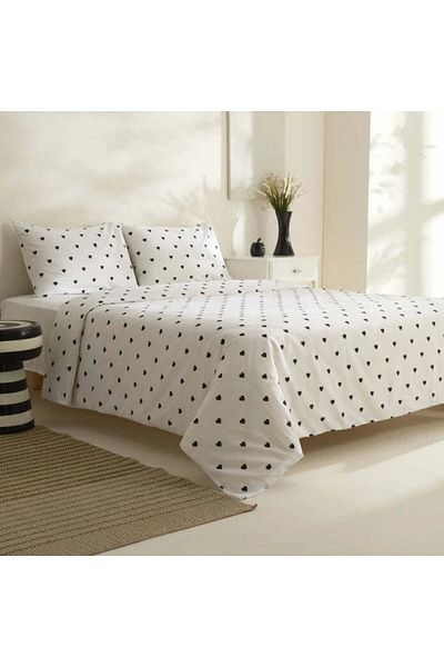 Karaca Sarah Anderson Amour Double Duvet Set Black