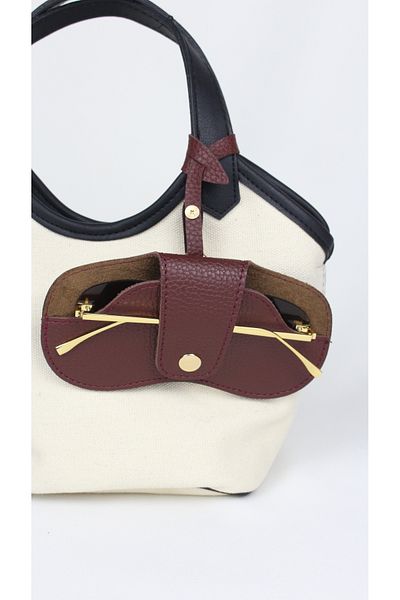 EBROU Eyeglass Case Bag Charm Accessory