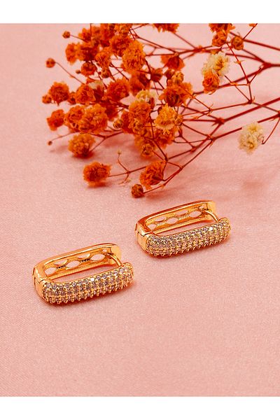 luree accessories Special Series Zircon Stone Evening Dress Oval Earrings