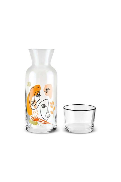 Karaca Set de pahare Face din 5 piese, multiplu