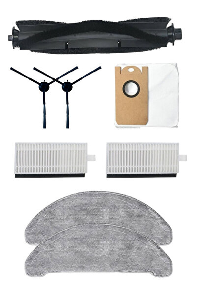 ROPALDE Set de 8 saci de praf compatibile cu aspiratorul robot Viomi S9 - Set de piese de schimb