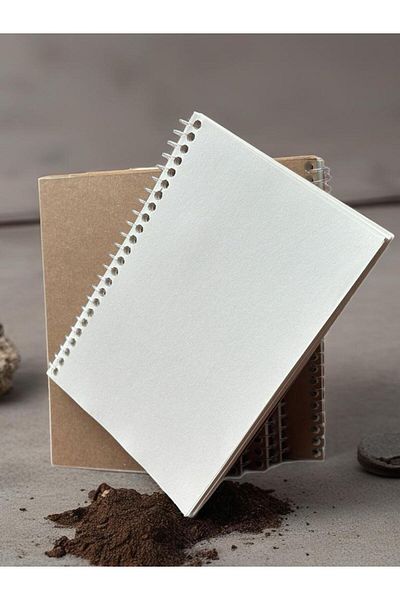 ORCOPY 140 Sheets 14.8X21 cm Size No Lines Notebook 70 Sheets (140. Af)