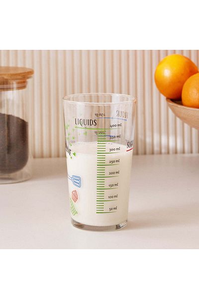 Karaca Karaca Carme Measuring Glass, 550ml, Green
