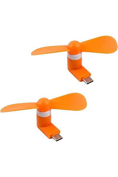 Generic Sokelinn Six Tip C Telefon Fanı - Mini USB C Soğutma El Fanları Taşınabilir Yaz Soğutucu