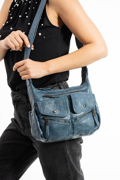 Baginn Geantă de umăr vegană Y.S.Leather pentru femei, 22*13 cm