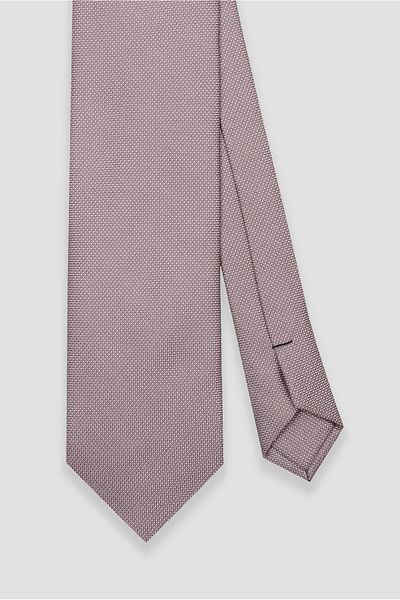 Abbate Pink Textured Tie