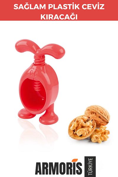 Armoris New Series Practical Fun Ergonomic Sturdy Plastic Shell Nut Almond Walnut Cracker
