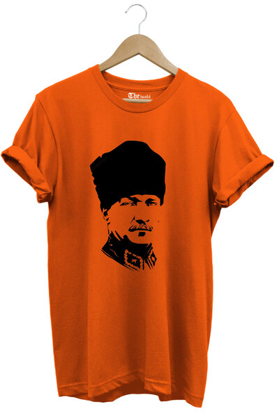 The Baski Ataturk portret Štampano 100% pamuk Premium majica