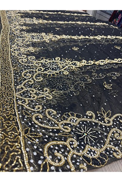 OsmanKumaşDantel Tasarım Tül Kupon Kumaş (350cmx150cm)