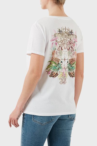 Guess Ss Naturescape Printed 100% Cotton Regular Fit Crew Neck t Shirt W5Gi53K9Rm1 t Shirt